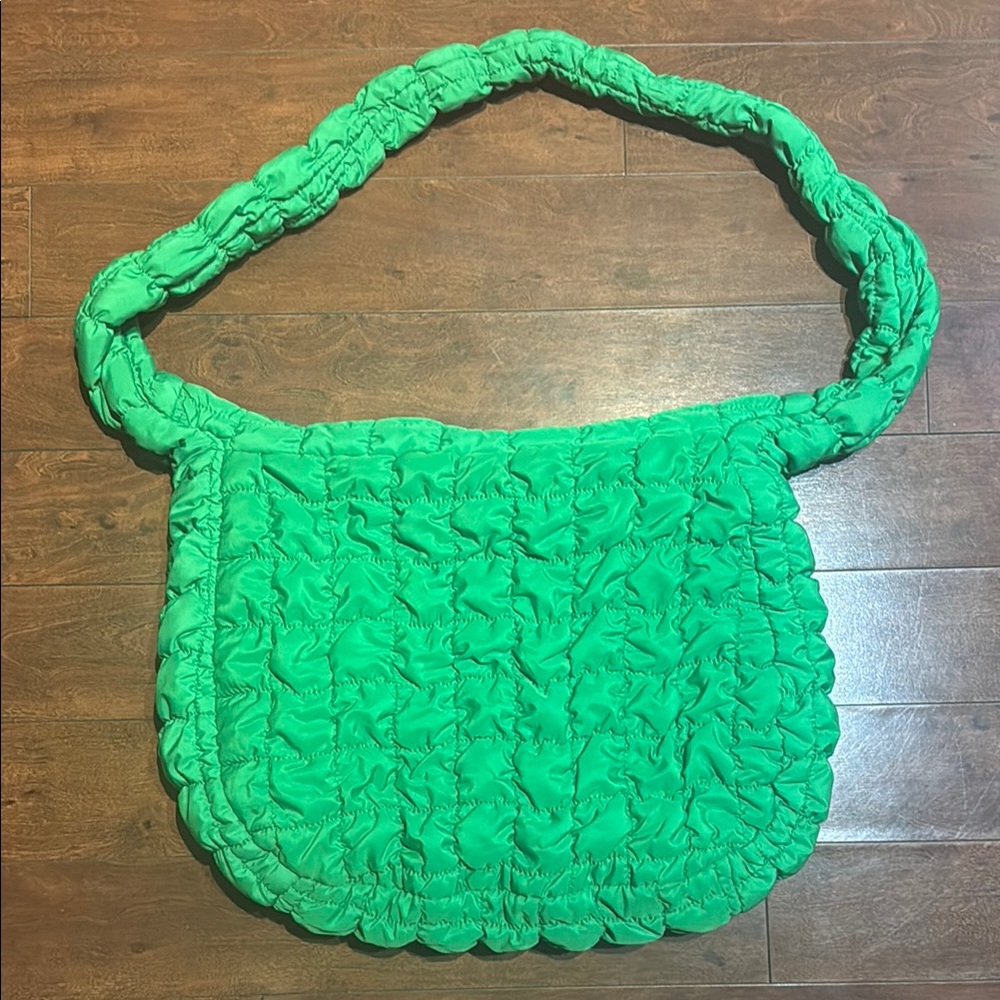 Green Quilted Bag